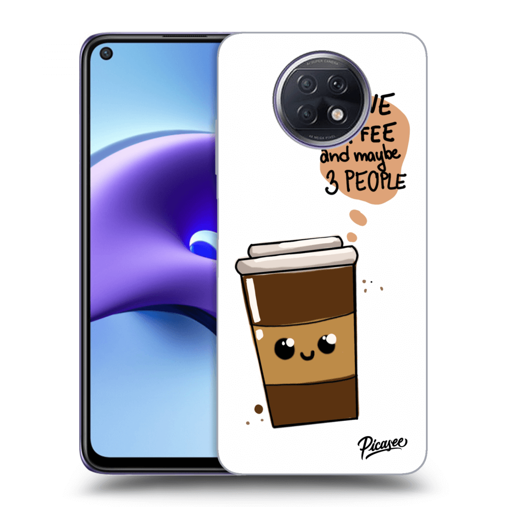 Xiaomi Redmi Note 9T Hülle - Transparentes Silikon - Cute Coffee