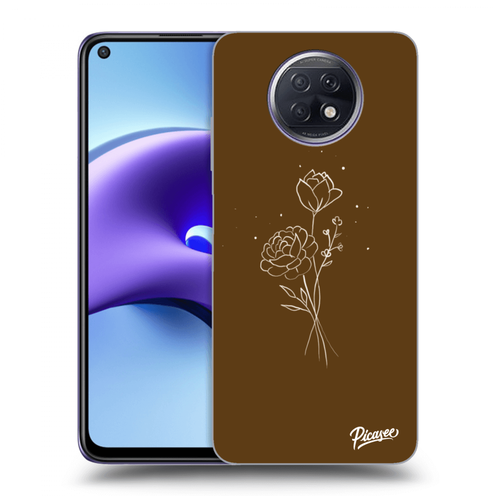 ULTIMATE CASE Für Xiaomi Redmi Note 9T - Brown Flowers