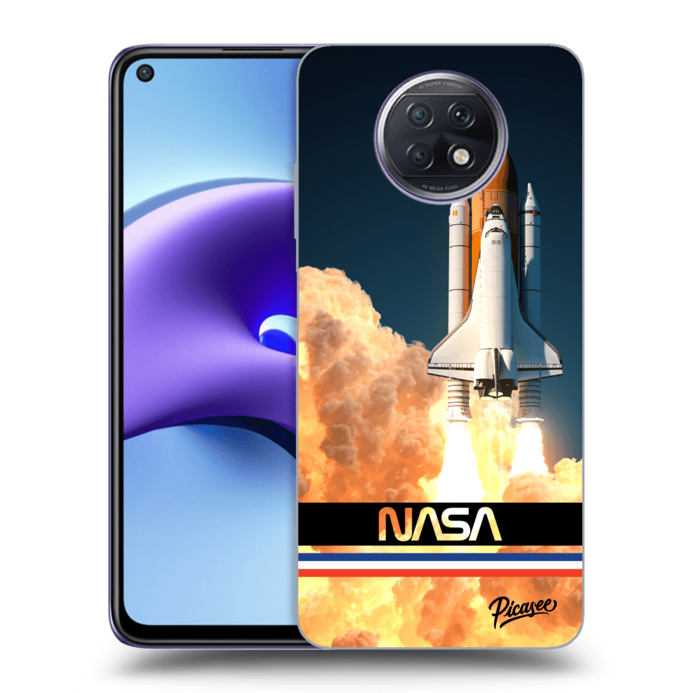 Xiaomi Redmi Note 9T Hülle - Transparentes Silikon - Space Shuttle