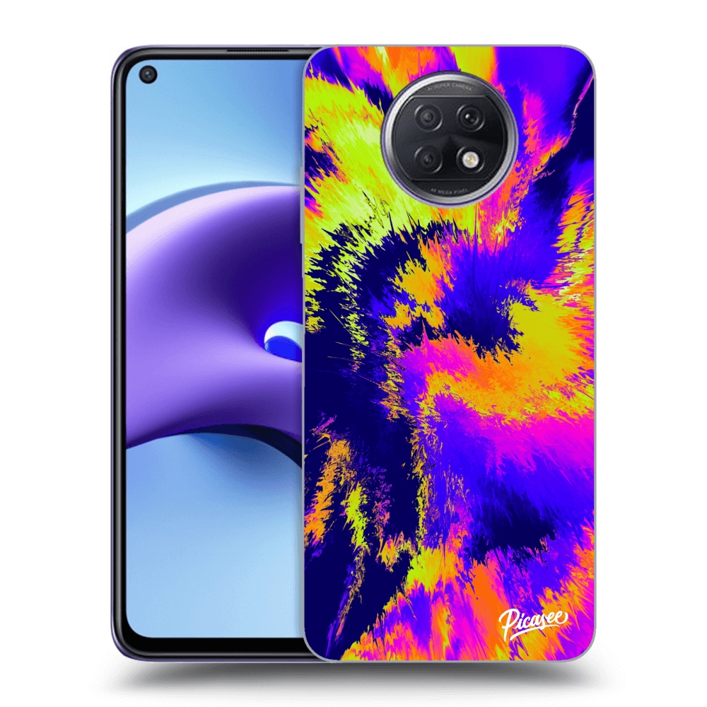 Xiaomi Redmi Note 9T Hülle - Transparentes Silikon - Burn