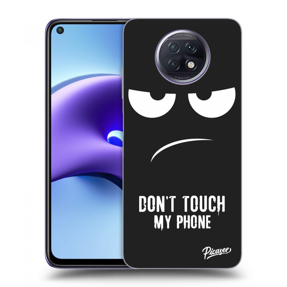 Xiaomi Redmi Note 9T Hülle - Schwarzes Silikon - Don't Touch My Phone