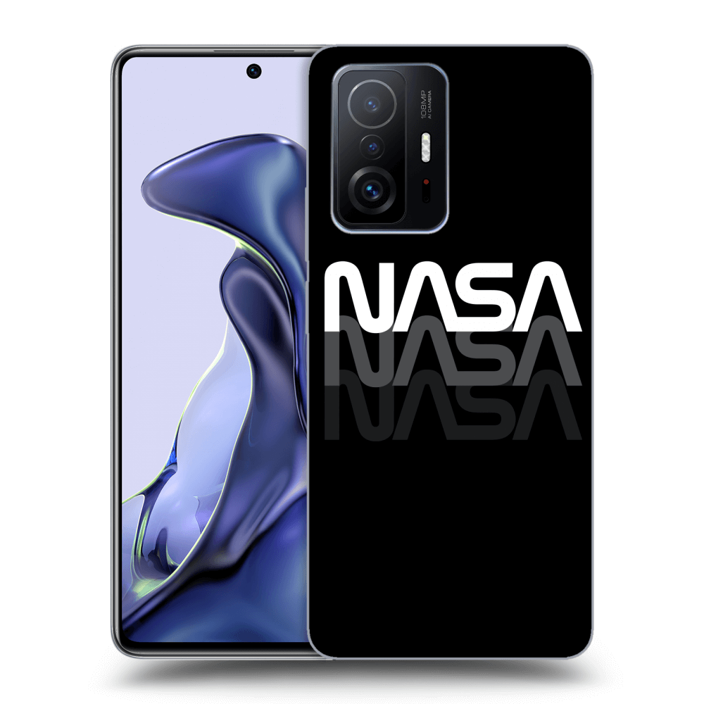 Xiaomi 11T Hülle - Schwarzes Silikon - NASA Triple