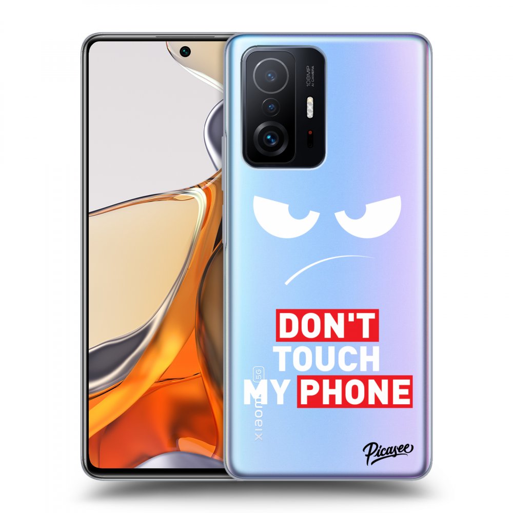 Xiaomi 11T Pro Hülle - Transparentes Silikon - Angry Eyes - Transparent