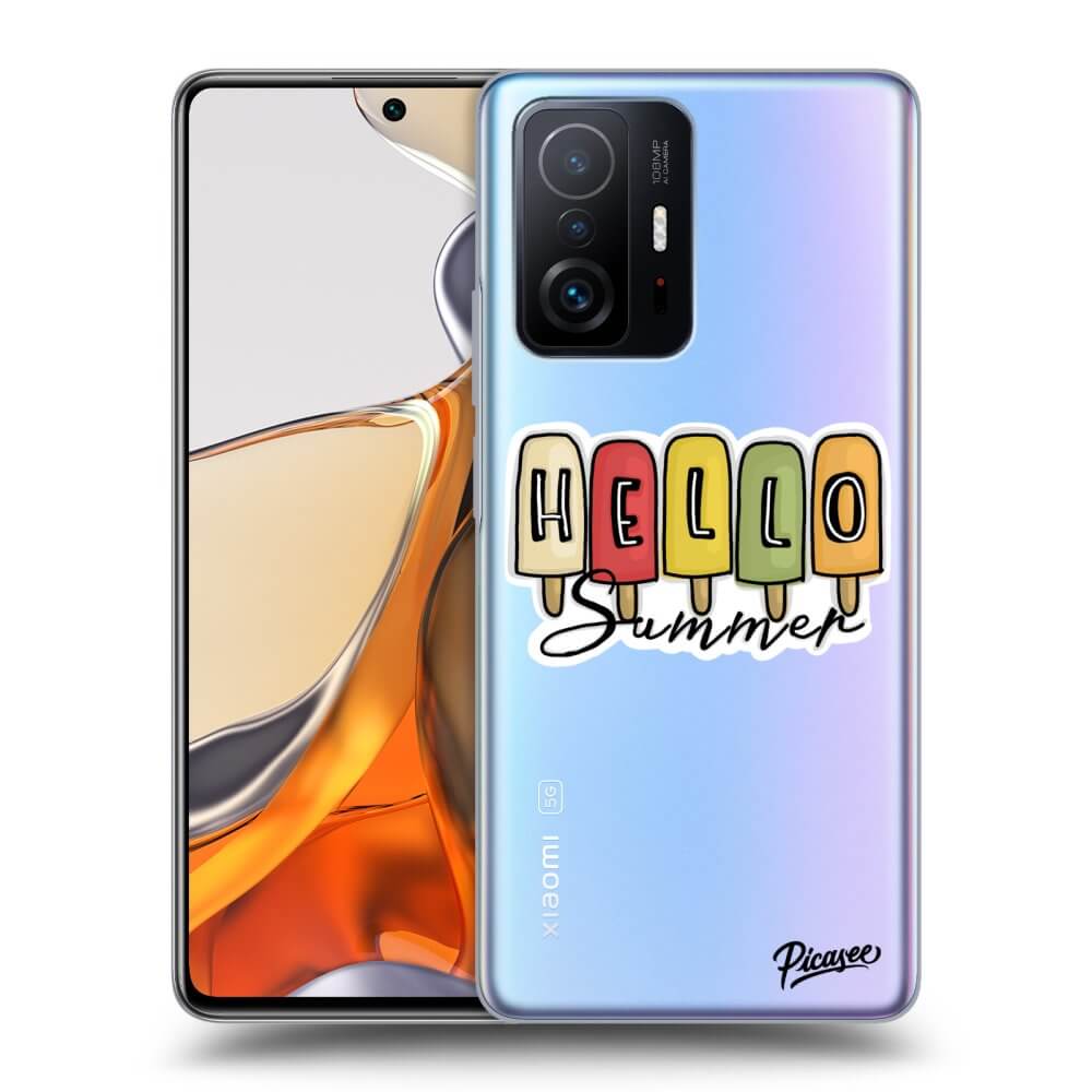 Xiaomi 11T Pro Hülle - Transparentes Silikon - Ice Cream