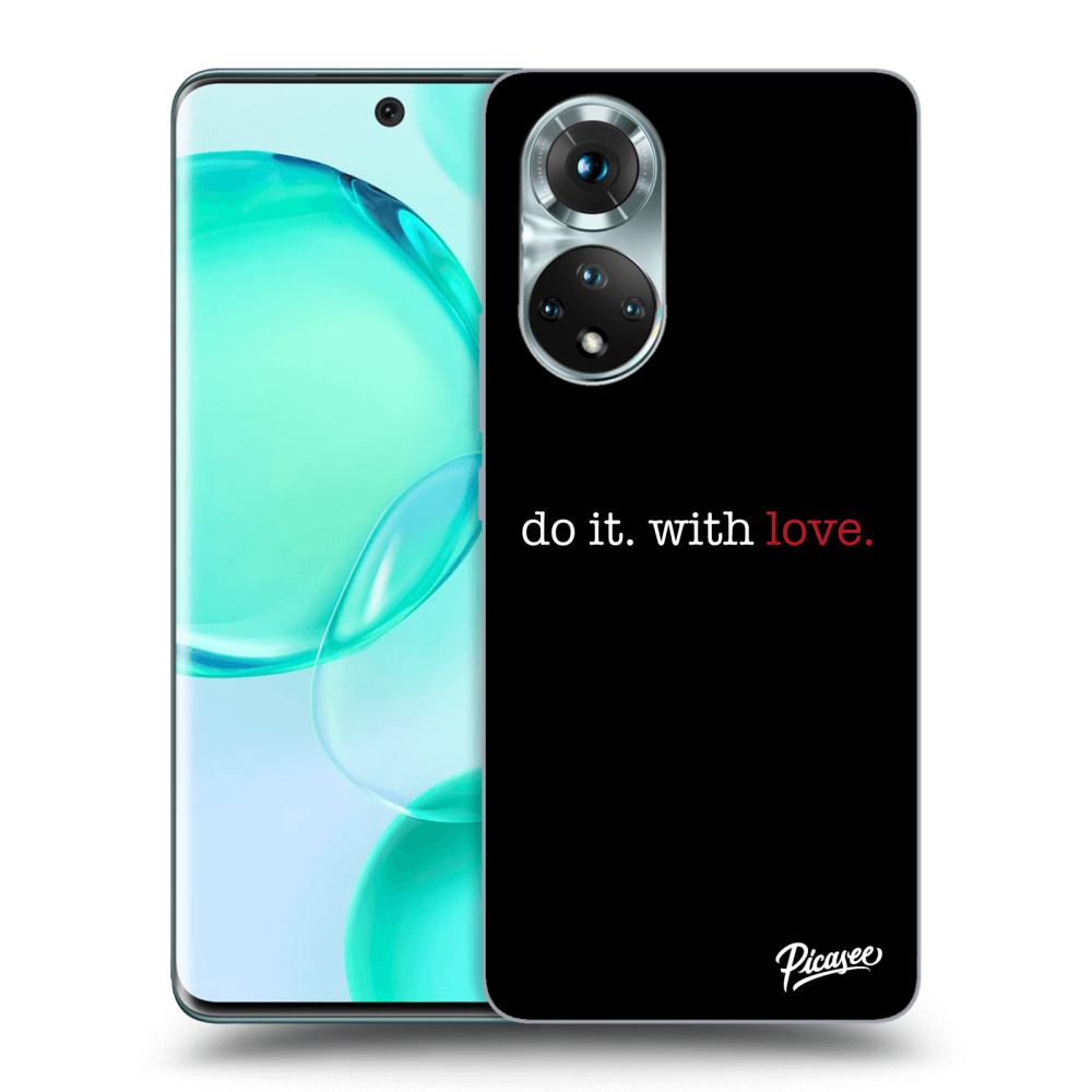 Honor 50 5G Hülle - Transparentes Silikon - Do It. With Love.