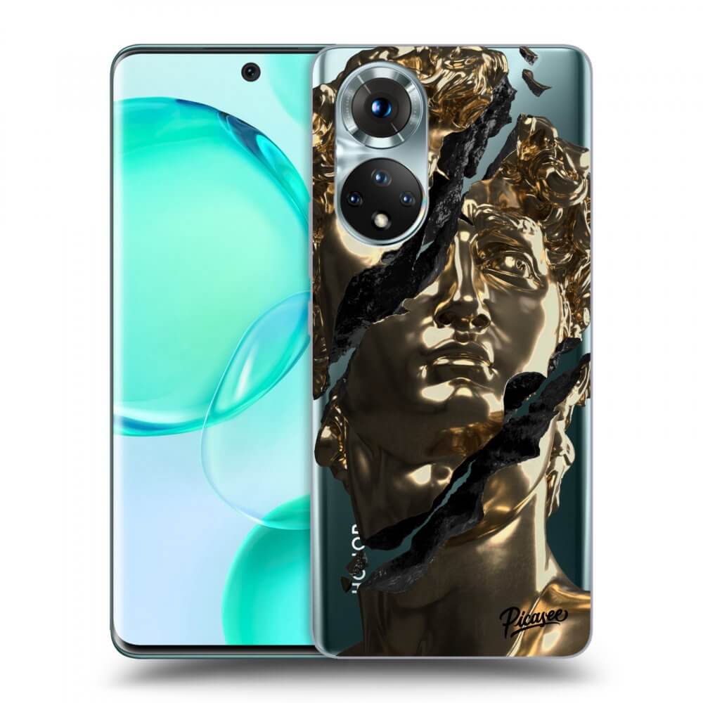 Honor 50 5G Hülle - Transparentes Silikon - Golder