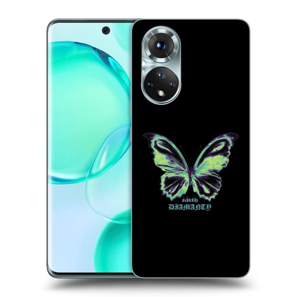 Honor 50 5G Hülle - Transparentes Silikon - Diamanty Blue