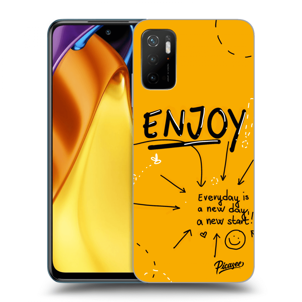 Xiaomi Poco M3 Pro 5G Hülle - Transparentes Silikon - Enjoy