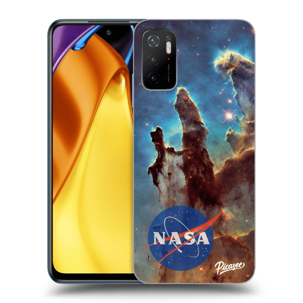 Xiaomi Poco M3 Pro 5G Hülle - Schwarzes Silikon - Eagle Nebula