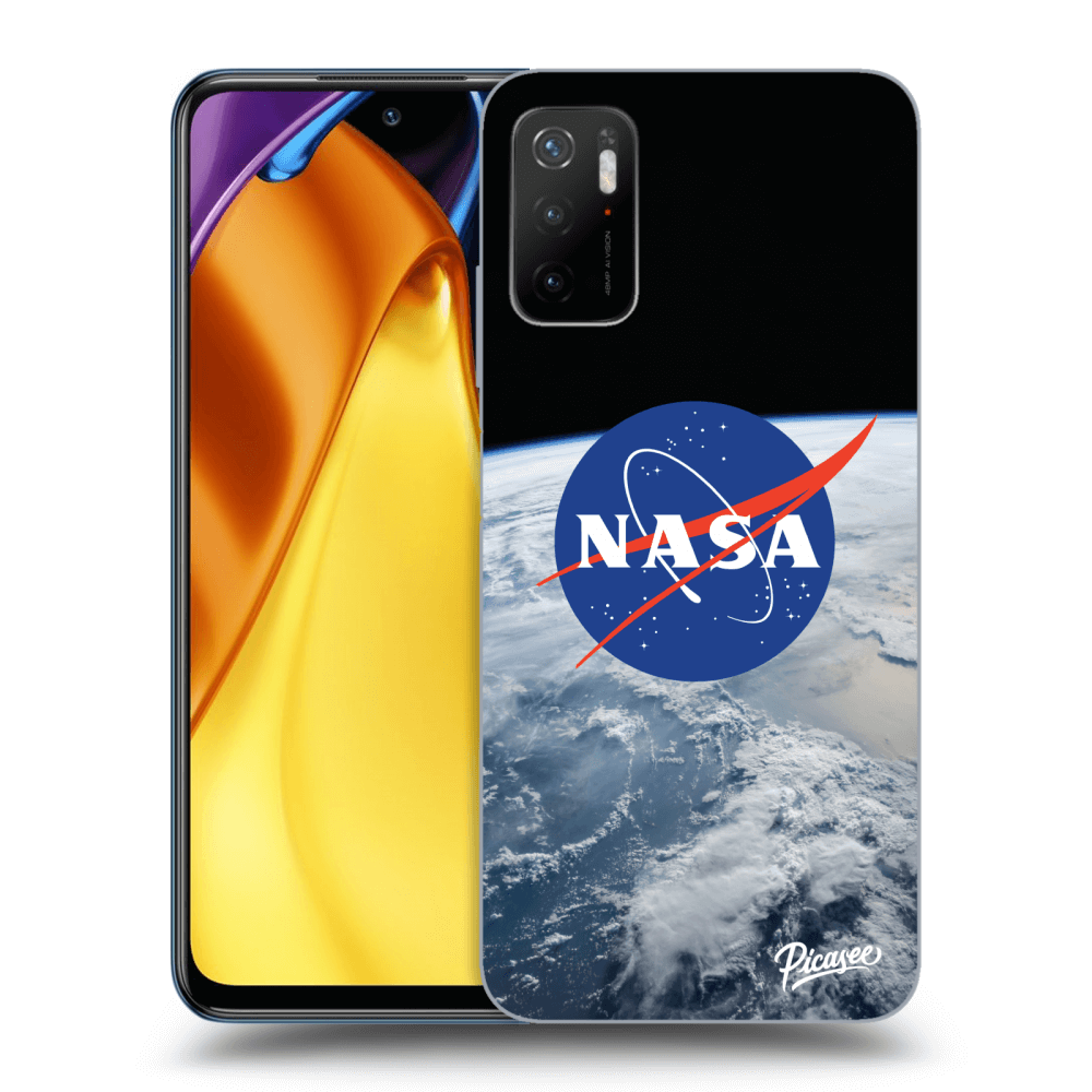 Xiaomi Poco M3 Pro 5G Hülle - Schwarzes Silikon - Nasa Earth