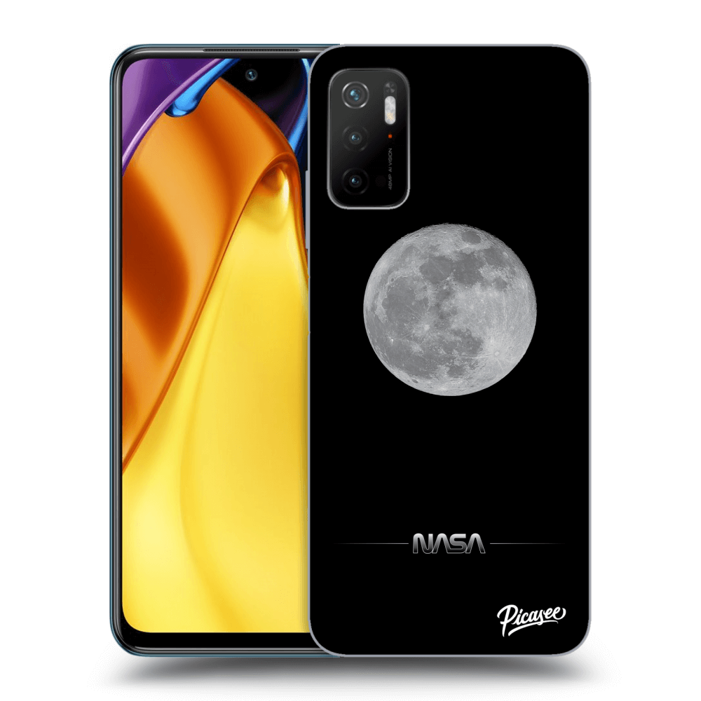 Xiaomi Poco M3 Pro 5G Hülle - Transparentes Silikon - Moon Minimal