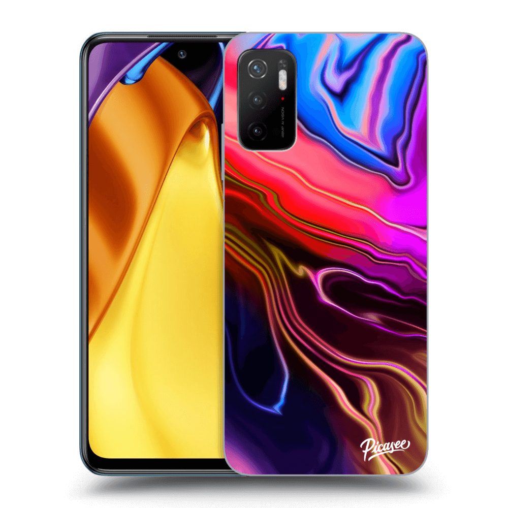 Xiaomi Poco M3 Pro 5G Hülle - Transparentes Silikon - Electric