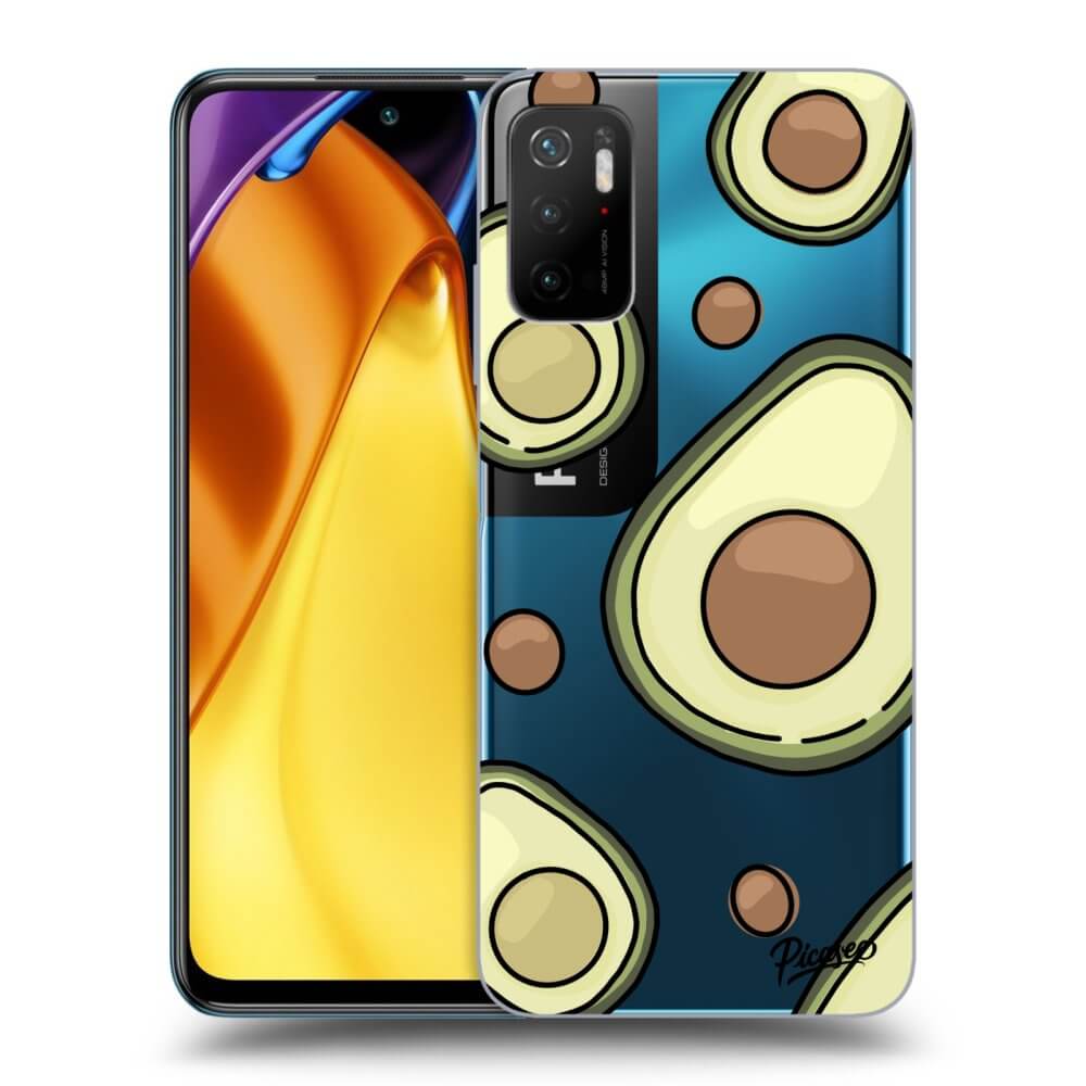 Xiaomi Poco M3 Pro 5G Hülle - Transparentes Silikon - Avocado