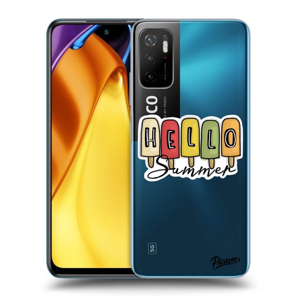 Xiaomi Poco M3 Pro 5G Hülle - Transparentes Silikon - Ice Cream