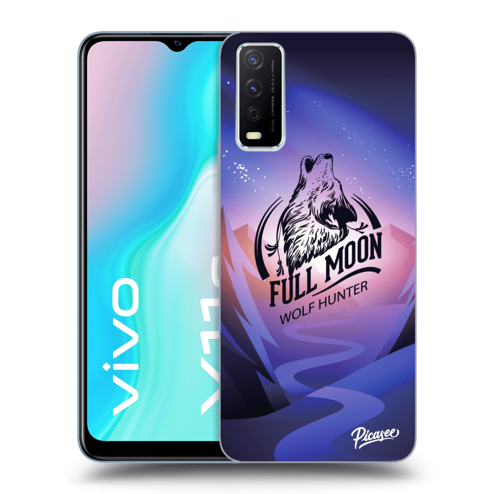 Vivo Y11s Hülle - Transparentes Silikon - Wolf