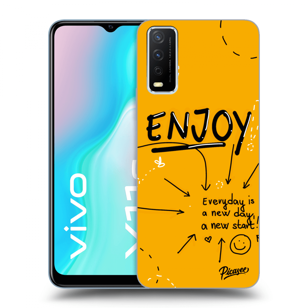 Vivo Y11s Hülle - Transparentes Silikon - Enjoy