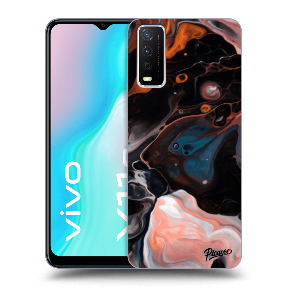 Vivo Y11s Hülle - Transparentes Silikon - Cream