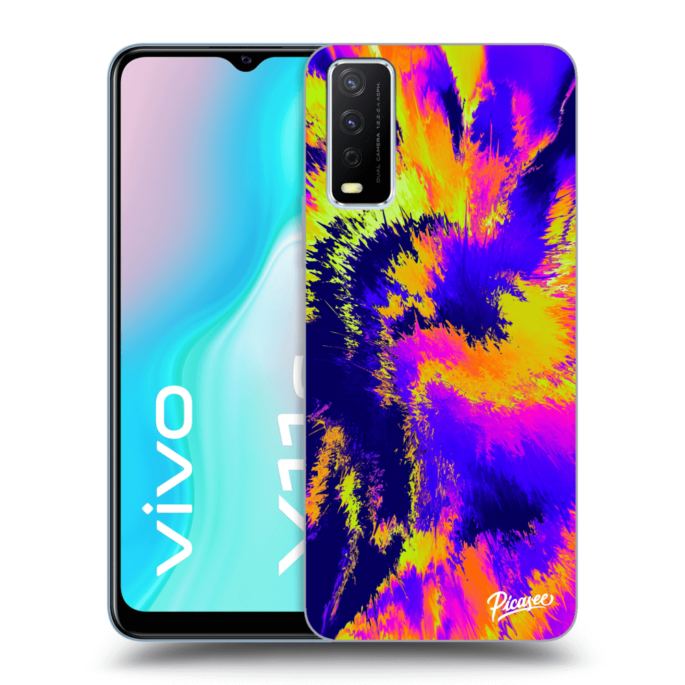 Vivo Y11s Hülle - Transparentes Silikon - Burn