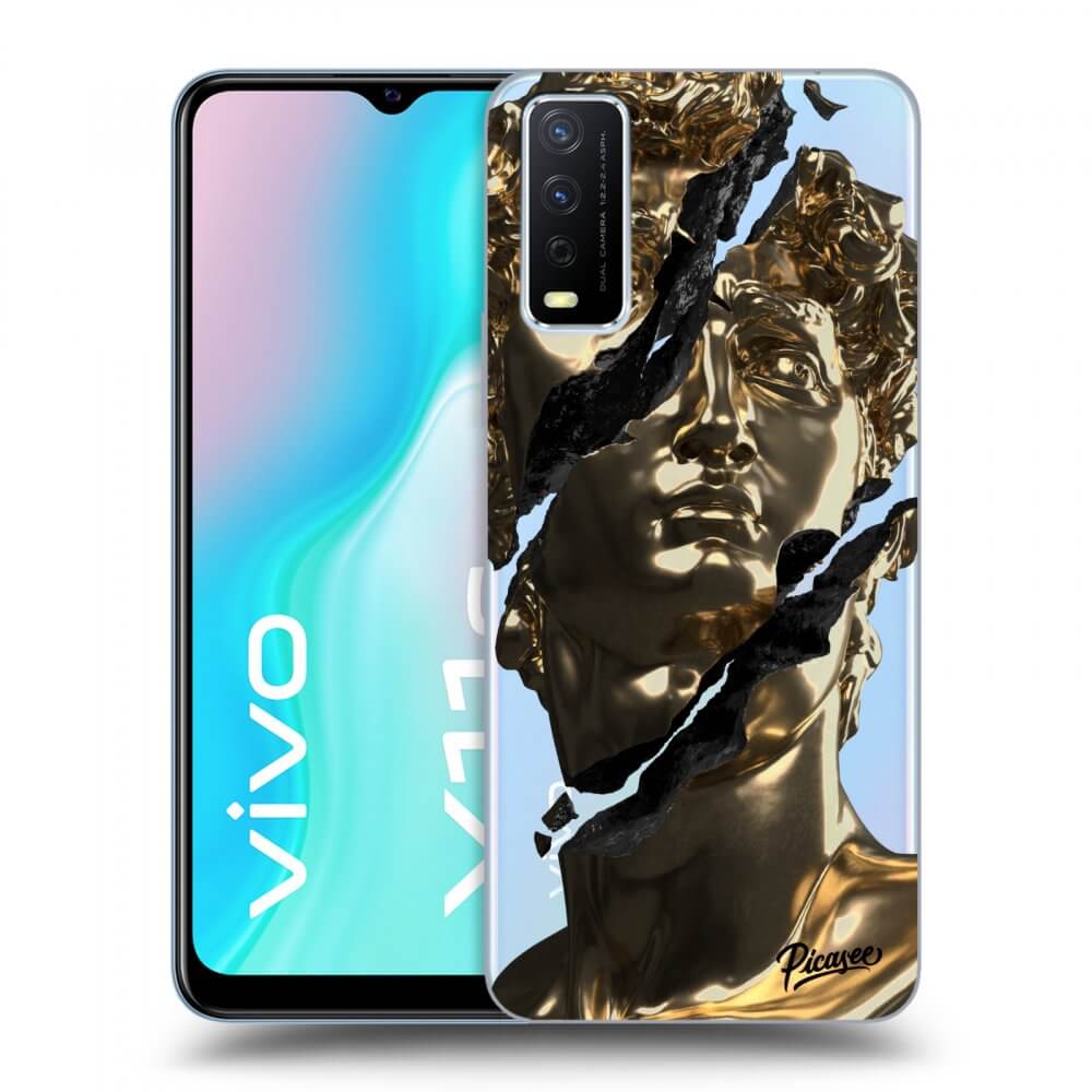 Vivo Y11s Hülle - Transparentes Silikon - Golder