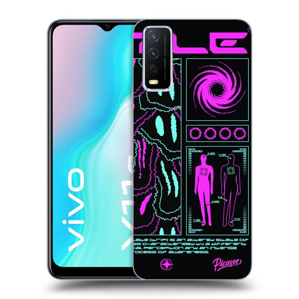 Vivo Y11s Hülle - Schwarzes Silikon - HYPE SMILE