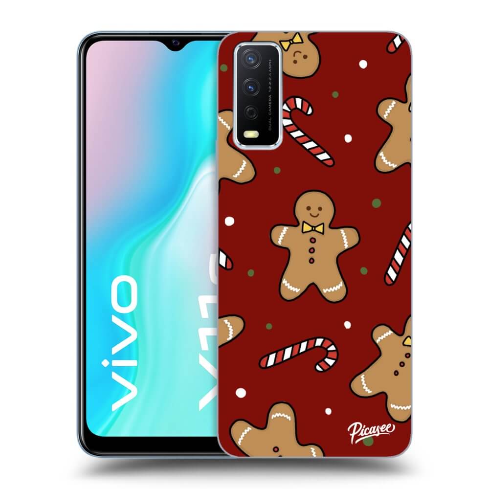 Vivo Y11s Hülle - Schwarzes Silikon - Gingerbread 2