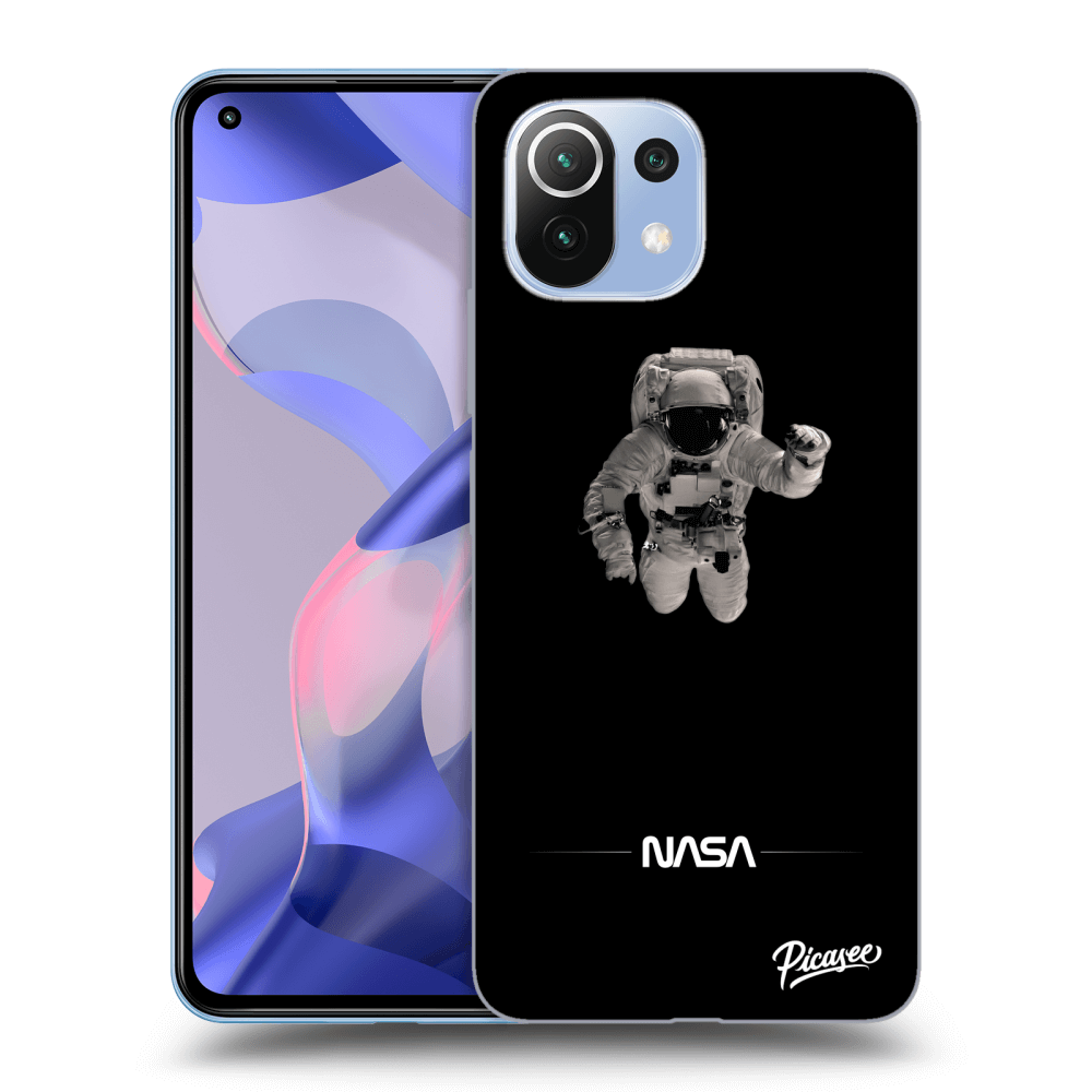 Xiaomi 11 Lite 5G NE Hülle - Transparentes Silikon - Astronaut Minimal