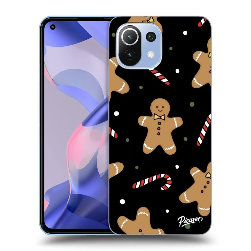 Xiaomi 11 Lite 5G NE Hülle - Schwarzes Silikon - Gingerbread