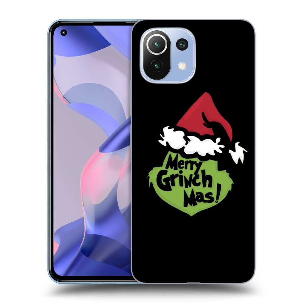 Xiaomi 11 Lite 5G NE Hülle - Schwarzes Silikon - Grinch 2