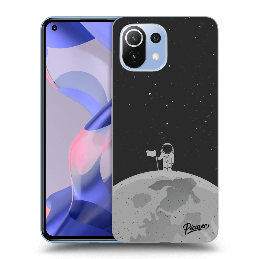 Xiaomi 11 Lite 5G NE Hülle - Schwarzes Silikon - Astronaut