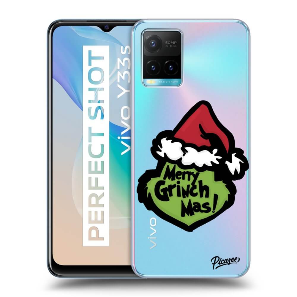 Vivo Y33s Hülle - Transparentes Silikon - Grinch 2