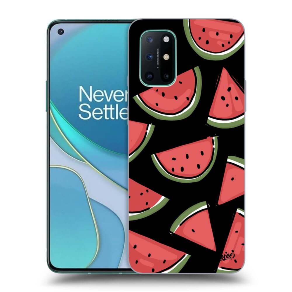 OnePlus 8T Hülle - Schwarzes Silikon - Melone