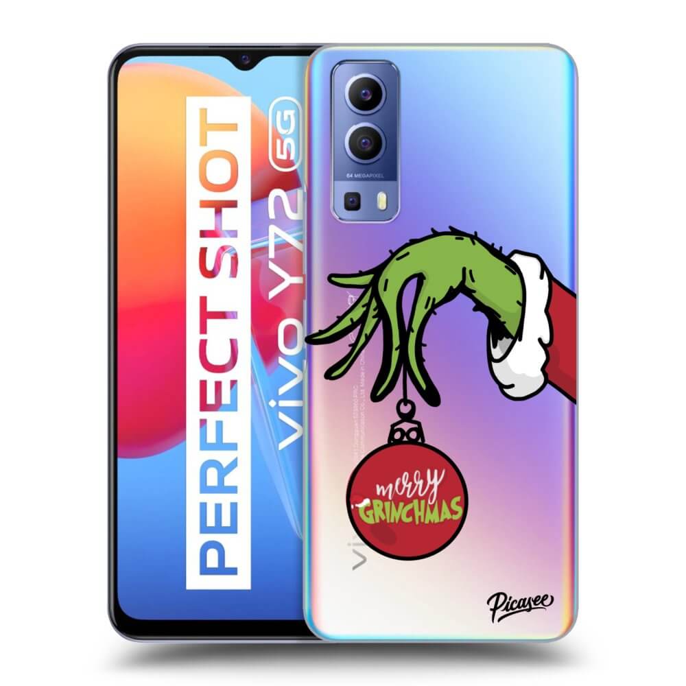 Vivo Y72 5G Hülle - Transparentes Silikon - Grinch