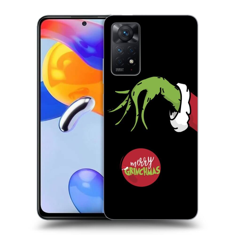 Xiaomi Redmi Note 11 Pro Hülle - Schwarzes Silikon - Grinch