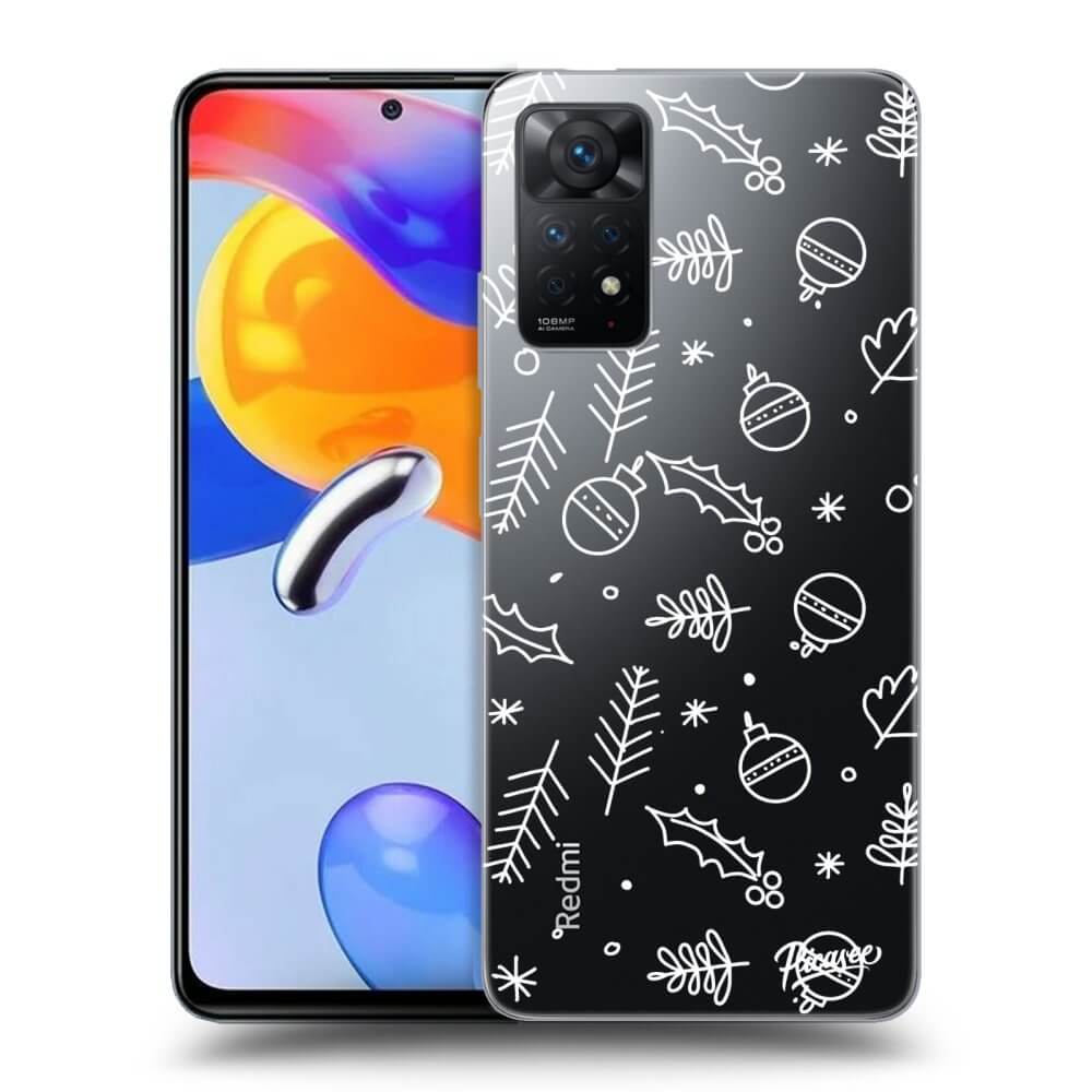 Xiaomi Redmi Note 11 Pro Hülle - Transparentes Silikon - Mistletoe