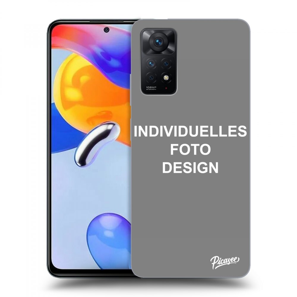 Xiaomi Redmi Note 11 Pro Hülle - Transparentes Silikon - Individuelles Fotodesign