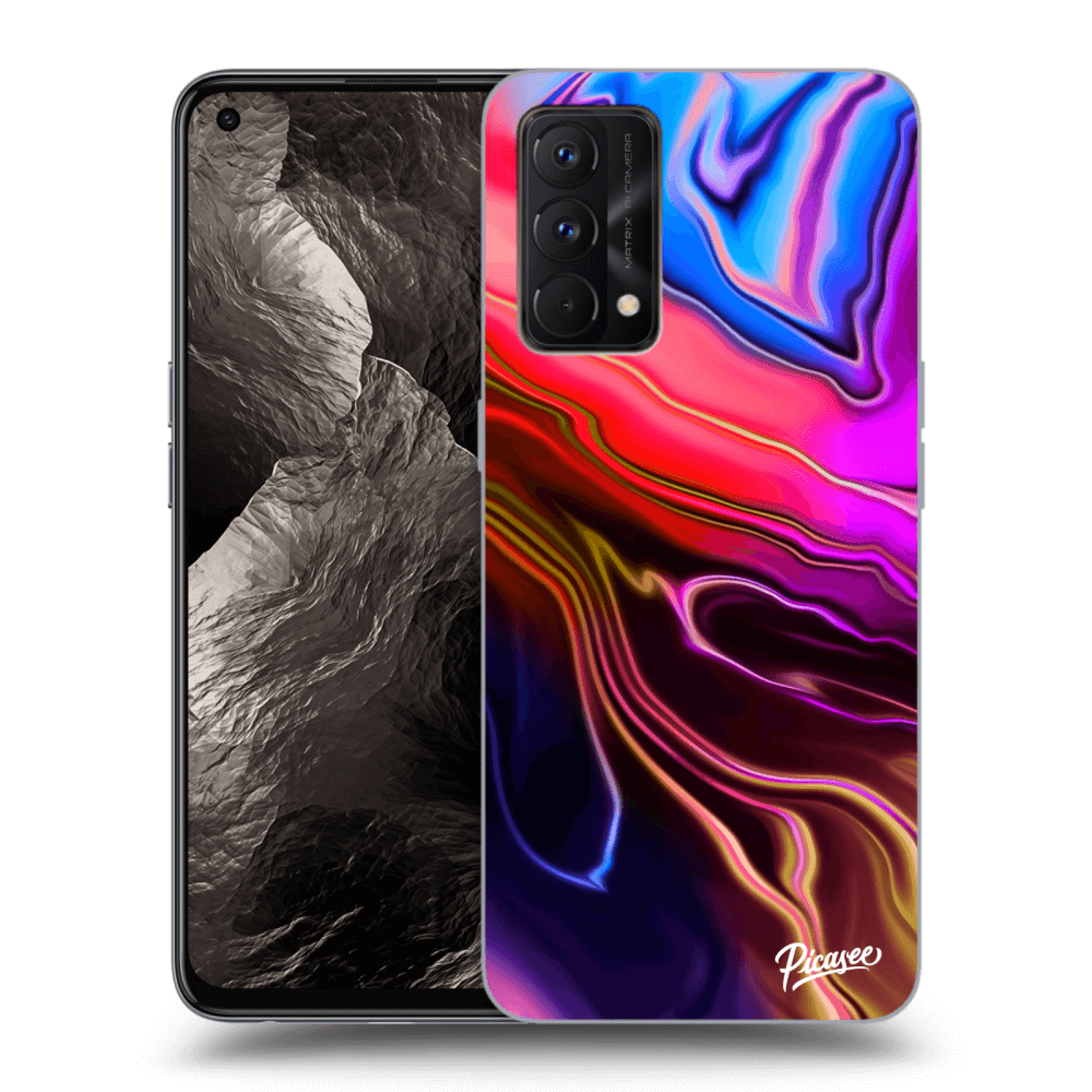 Realme GT Master Edition 5G Hülle - Schwarzes Silikon - Electric