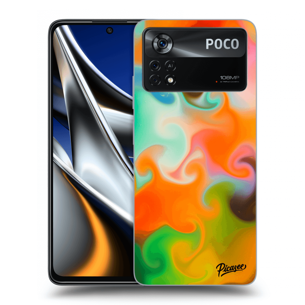 Xiaomi Poco X4 Pro 5G Hülle - Transparentes Silikon - Juice