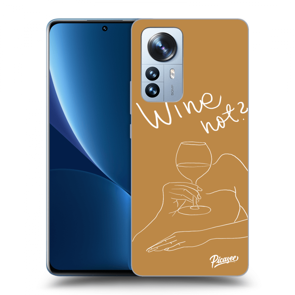 Xiaomi 12 Pro Hülle - Transparentes Silikon - Wine Not