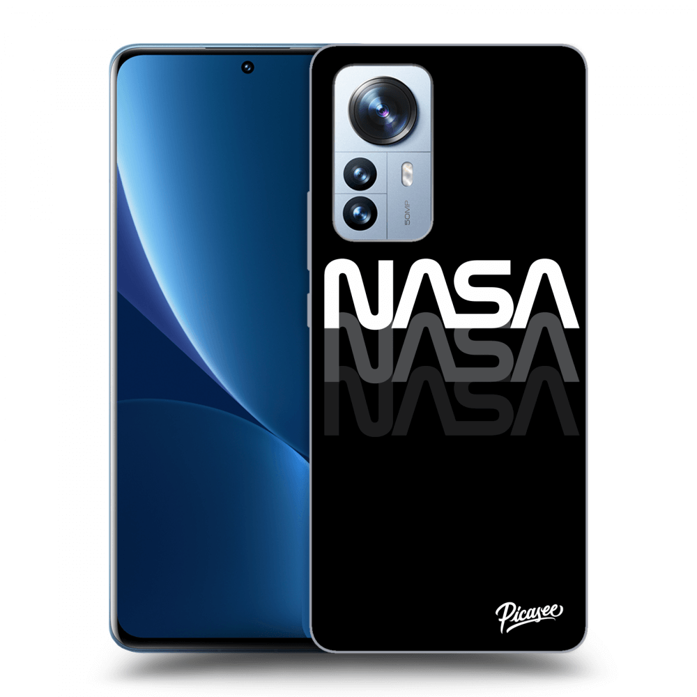 Xiaomi 12 Pro Hülle - Transparentes Silikon - NASA Triple