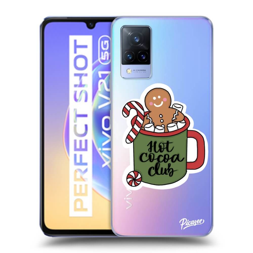 Vivo V21 5G Hülle - Transparentes Silikon - Hot Cocoa Club