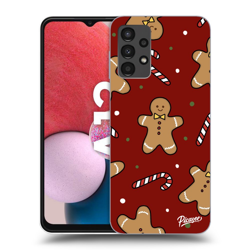 Samsung Galaxy A13 4G A135 Hülle - Schwarzes Silikon - Gingerbread 2