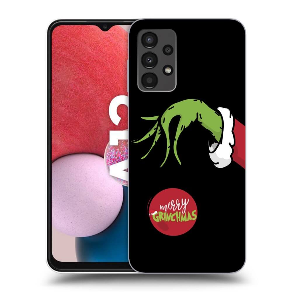 Samsung Galaxy A13 4G A135 Hülle - Schwarzes Silikon - Grinch