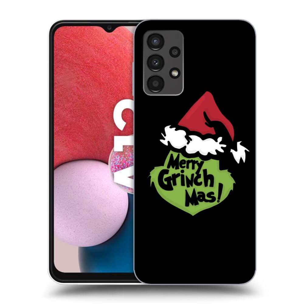 Samsung Galaxy A13 4G A135 Hülle - Schwarzes Silikon - Grinch 2