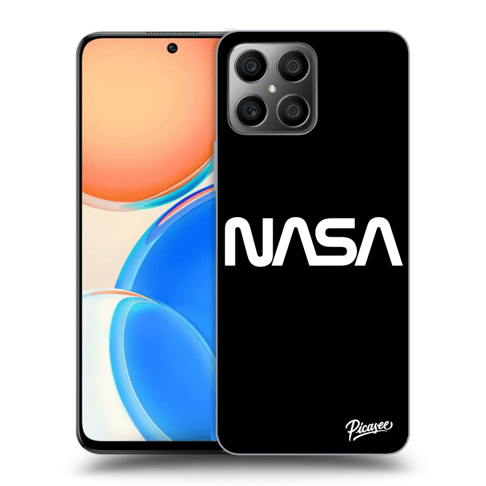 Honor X8 4G Hülle - Schwarzes Silikon - NASA Basic