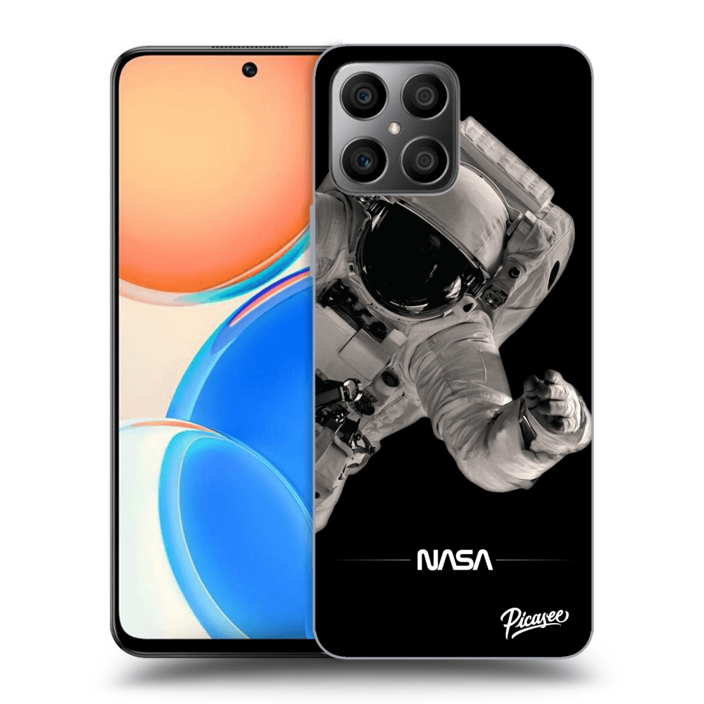 Honor X8 4G Hülle - Transparentes Silikon - Astronaut Big