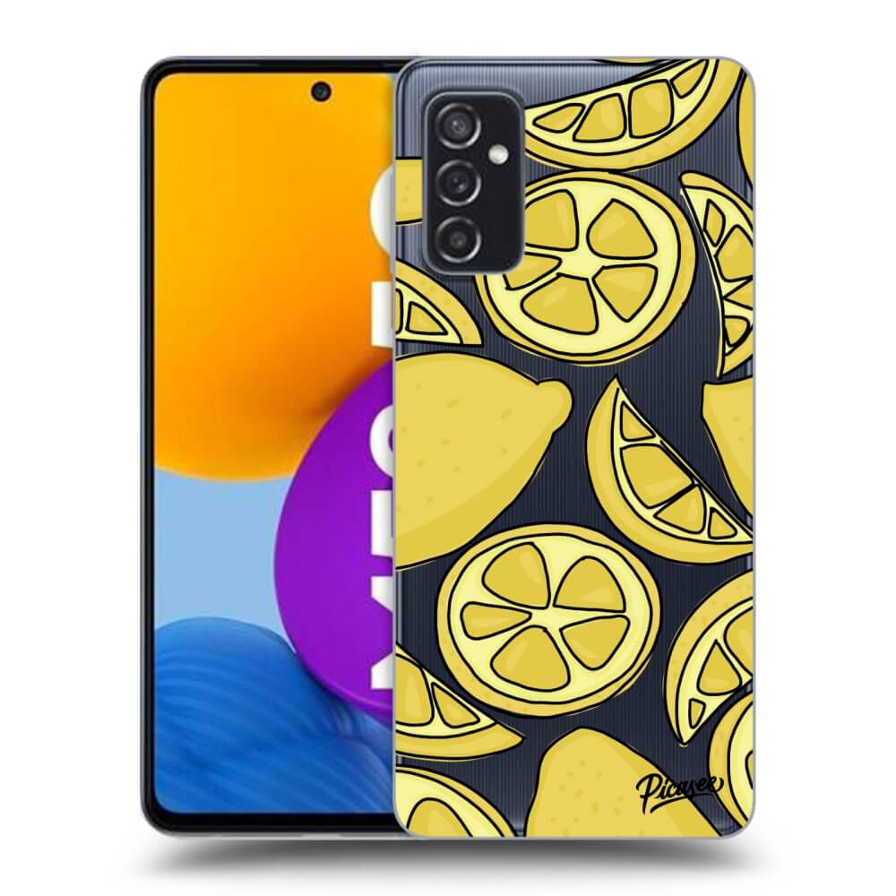 Samsung Galaxy M52 5G Hülle - Transparentes Silikon - Lemon