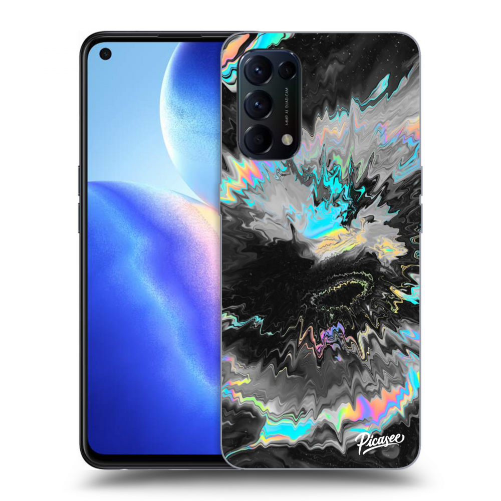 OPPO Reno 5 5G Hülle - Schwarzes Silikon - Magnetic