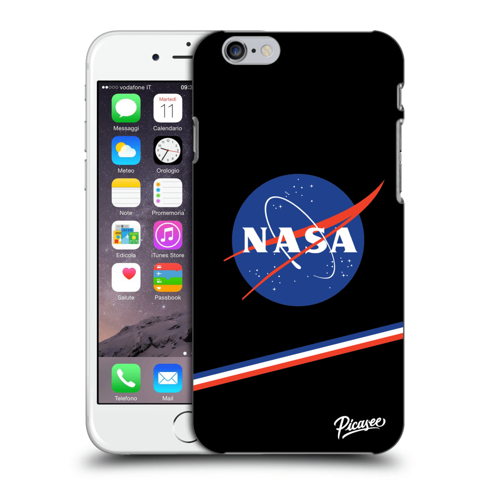 Apple iPhone 6/6S Hülle - Transparentes Silikon - NASA Original