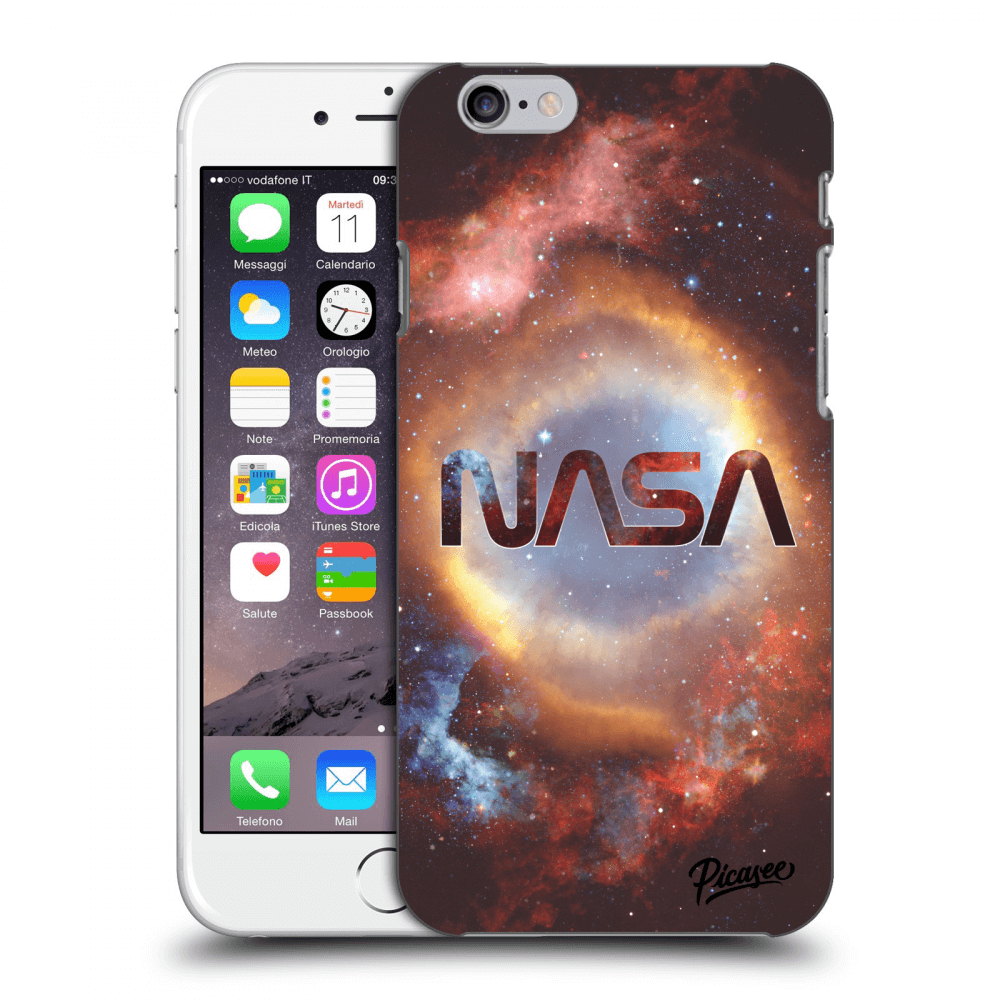 Apple iPhone 6/6S Hülle - Transparentes Silikon - Nebula