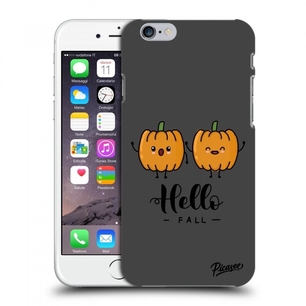 Apple IPhone 6/6S Hülle - Schwarzes Silikon - Hallo Fall